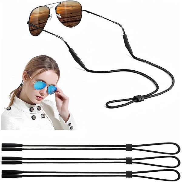 VOOGLASS Glasses Strap(6 PCS) Sports Eyeglass Strap,Adjustable